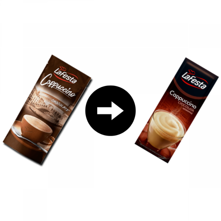 LA FESTA Cappuccino cu Gust de Ciocolata 10x12,5g [1]