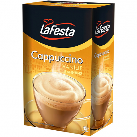 Mix-uri - LA FESTA Cappuccino cu Gust Vanilie 10x12.5g