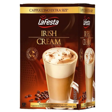 LA FESTA Cappuccino Irish Cream Bautura Instant Plic 8x22g [0]