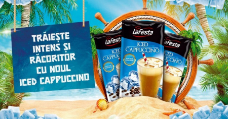 LA FESTA Iced Cappuccino Bautura Instant Plic 8x18g [1]
