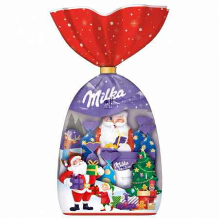Dulciuri - MILKA Punga cu Dulciuri pentru Craciun Maxi Mix 126g