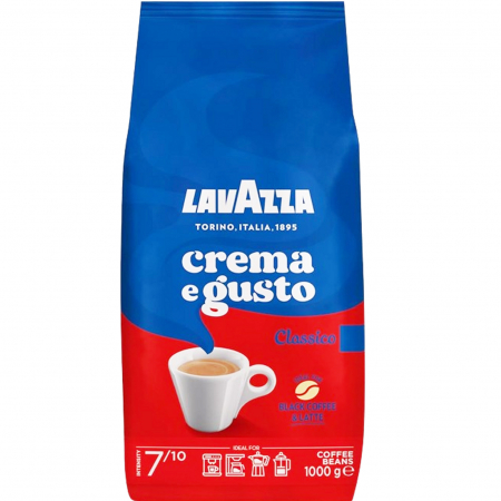 Cafea Boabe Premium - LAVAZZA Espresso Risveglio Classico Crema & Gusto Cafea Boabe 1kg