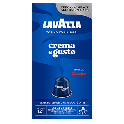 LAVAZZA Crema E Gusto Classico Capsule din Aluminiu Compatibile Nespresso 10buc [1]