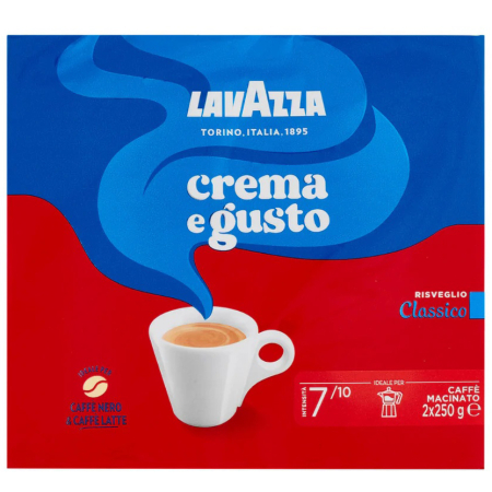 Cafea Măcinată - LAVAZZA Crema & Gusto Set Cafea Macinata 2x250g