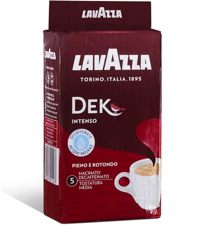 Cafea Măcinată - LAVAZZA DEK Intenso Cafea Macinata Decofeinizata 250g