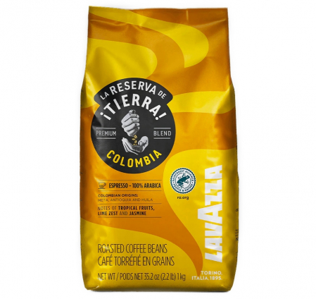 Cafea Boabe Premium - LAVAZZA ITierra Colombia Cafea Boabe 1kg