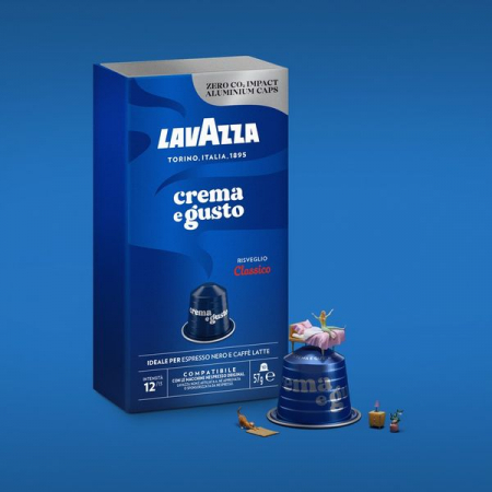 LAVAZZA Crema E Gusto Classico Capsule din Aluminiu Compatibile Nespresso 10buc [2]