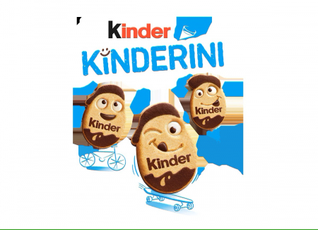 KINDER Kinderini Biscuiti Ornati cu Crema de Lapte si Cacao 24x25g [5]