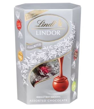 Dulciuri - LINDOR Silver Praline de Ciocolata Asortate 200g