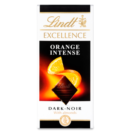 Ciocolata & Praline - LINDT Excellence Ciocolata Dark Orange 100g