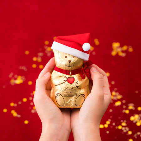 LINDT Figurină Ursuleț Teddy din Ciocolată 100g [1]