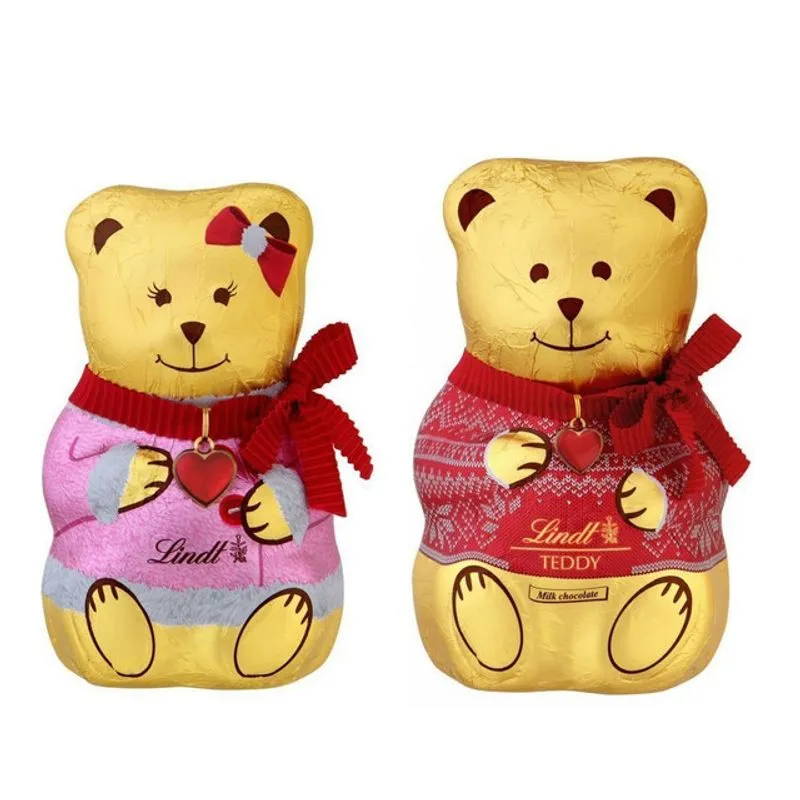 LINDT Figurină Ursuleț Teddy din Ciocolată 100g [0]
