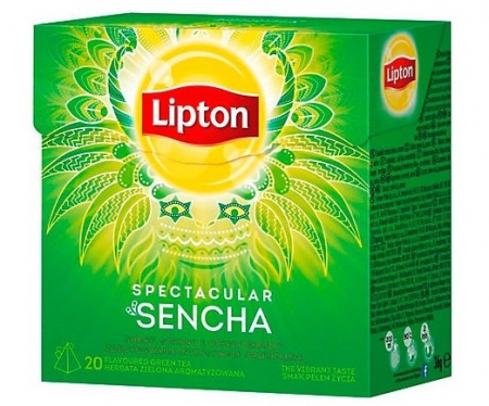 LIPTON Ceai Verde Sencha Piramide 20x1.6g [0]
