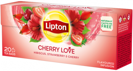 LIPTON Cherry Love Ceai cu Fructe 20 Plicuri [0]