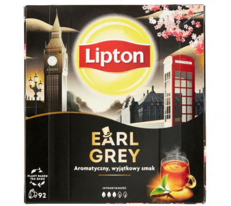 Ceai in Plic - LIPTON Earl Grey Classic Ceai Negru 92x2g