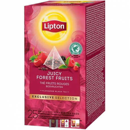 LIPTON Exclusive Selection Tea Juicy Forest Fruit Pyramid 25x1.8g 45g [1]