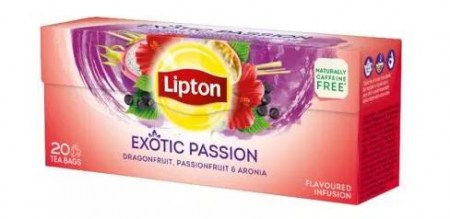 LIPTON Exotic Passion Ceai cu Fructe 20x1.6g [0]