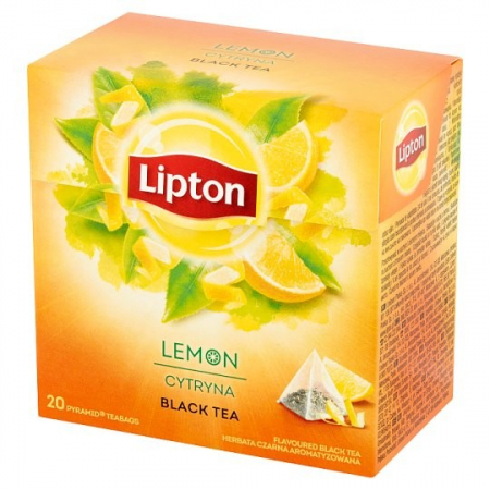 LIPTON Forest Fruit Ceai Negru cu Fructe de Padure Piramide 20x2.1g [1]