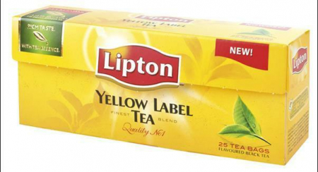 Ceai in Plic - LIPTON Yellow Label Ceai Negru 25 plicuri