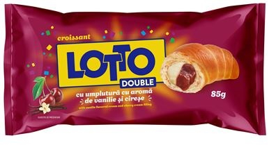 Biscuiti & Fursecuri - LOTTO Croissant cu Cirese si Vanilie 5x85g