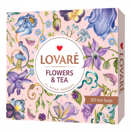 Ceai in Plic - LOVARE Ceai Asortat Flower Tea 12 sortimente x 5buc 60 plicuri