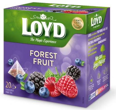 LOYD Ceai Infuzie Fructe de Padure Piramide 20x2g [0]