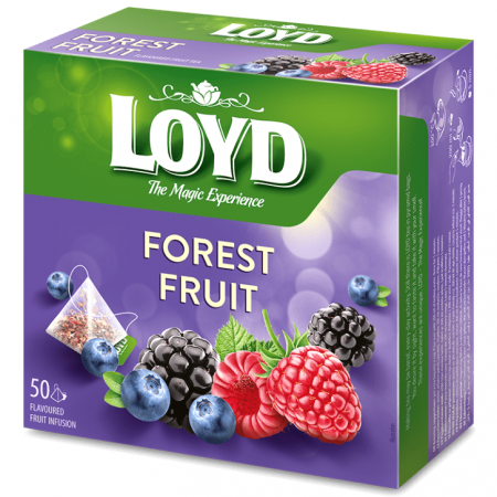 Ceai in Plic - LOYD Ceai Infuzie Fructe de Padure Piramide 50x2g