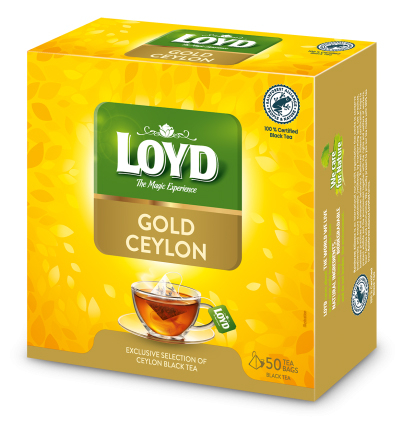 Ceai in Plic - LOYD Gold Ceylon Ceai Negru Piramide pl. 20x2g