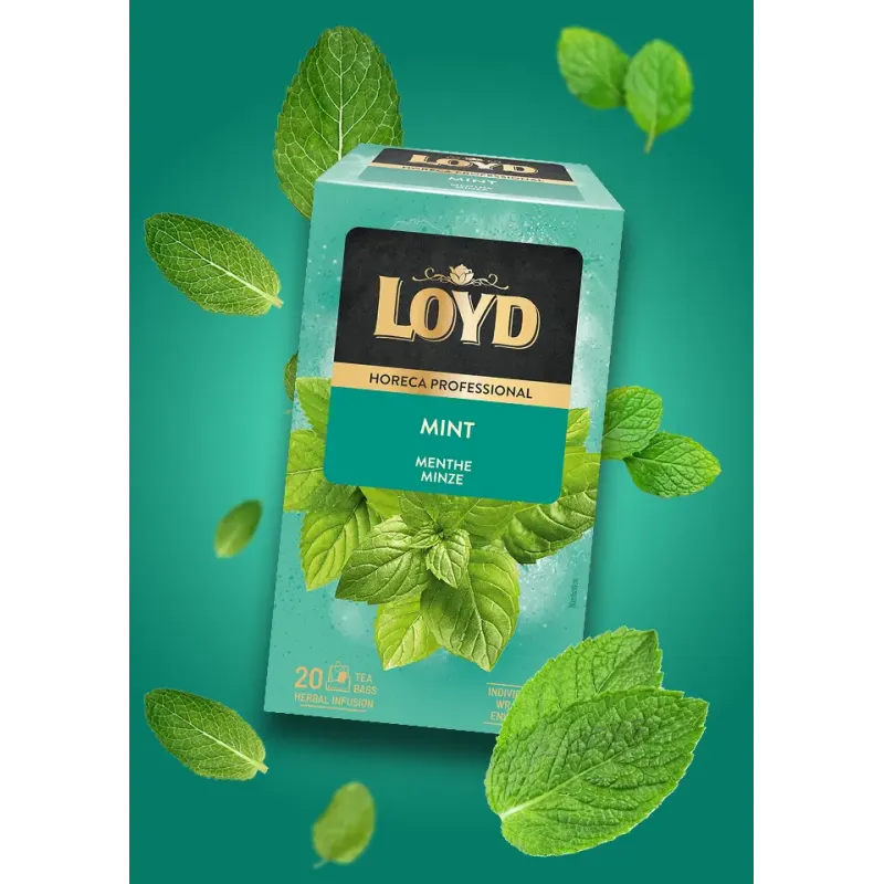 LOYD Horeca Professional Ceai Infuzie de Menta, Plicuri Ambalate Individual 20x1.7g [1]
