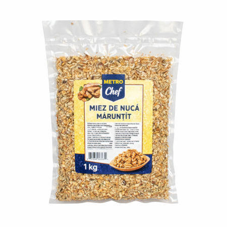 Nuci, Alune si Fructe Deshidratate - M CHEF Miez de Nuca Maruntit vidat. 1kg