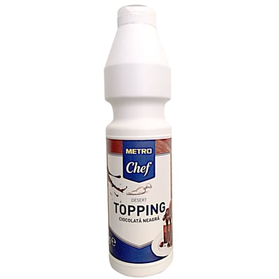 Siropuri și Topping - M. CHEF Topping cu Aroma de Ciocolata Neagra 1Kg