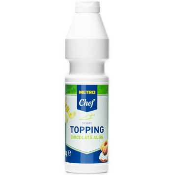 Siropuri și Topping - M. CHEF Topping pt. Cafea cu Aroma de Ciocolata Alba 1Kg