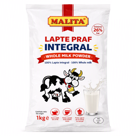 Specialități - MALITA Lapte Praf Integral 26% 1Kg