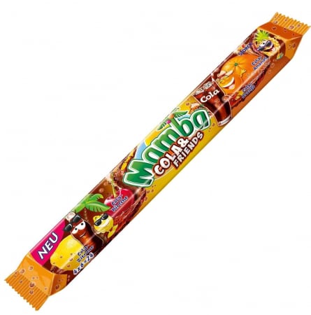 Dulciuri - MAMBA Caramele Asortante cu Gust de Cola 106g