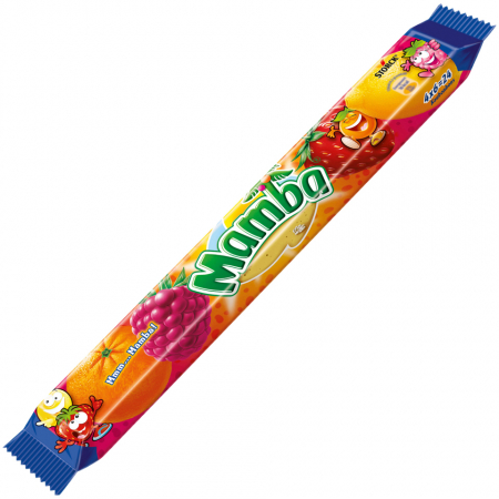 Dropsuri/Jeleuri - MAMBA Caramele Asortante cu Gust de Fructe 106g