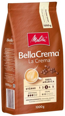 Cafea Boabe Premium - MELITTA Bella Crema La Crema Cafea Boabe 1kg