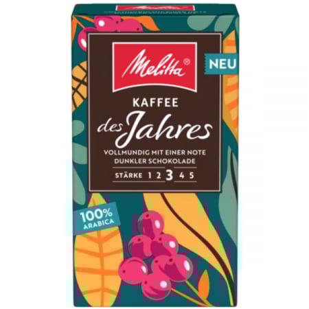 Cafea Măcinată - MELITTA Kaffee Des Jahres 2025 100% Arabica - Cafea Macinata 500g