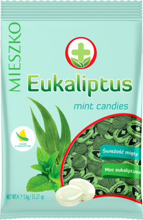 Dropsuri/Jeleuri - MIESKO Eukaliptus Dropsuri cu Menta si Eucalipt 1kg