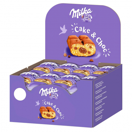 Dulciuri - MILKA Mini Prajitura Cake & Choc 24x35g