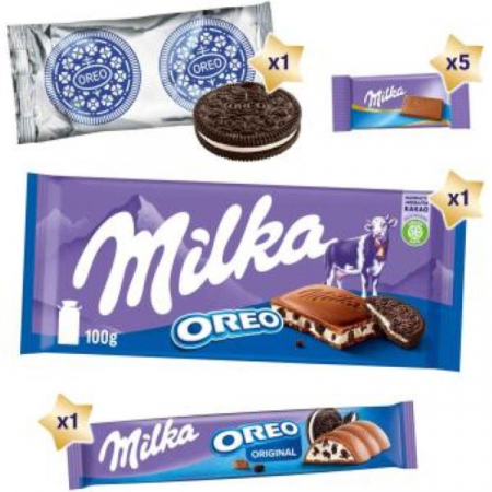 MILKA Oreo Mix cu Dulciuri pentru Craciun 182g [1]