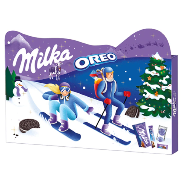 Dulciuri si Cadouri pentru Craciun - MILKA Oreo Mix cu Dulciuri pentru Craciun 182g