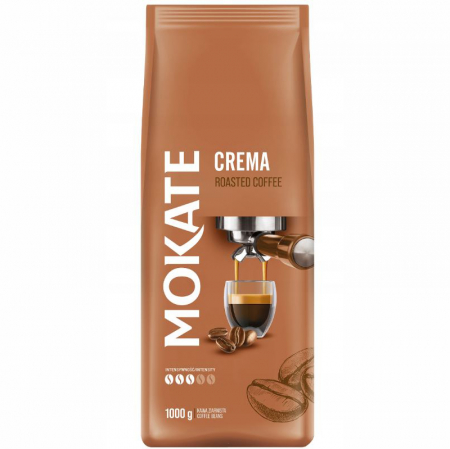 MOKATE Crema Cafea Boabe 1kg [4]