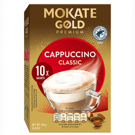 Ciocolată Caldă / Cappuccino - MOKATE Gold Cappuccino Classic 10x14g
