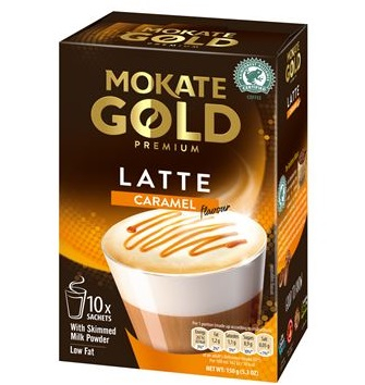 Ciocolată Caldă / Cappuccino - MOKATE Gold Cappuccino Latte Caramel 10x14g