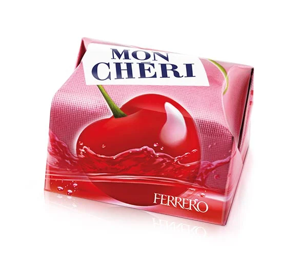 MON CHERRY Praline de Ciocolata Umplute cu Cireasa Intreaga in Lichior 157g [2]