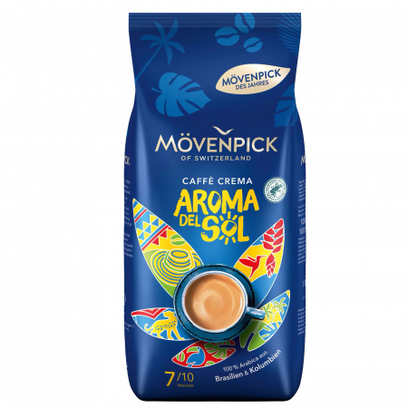 Cafea Boabe Premium - MOVENPICK Caffe Crema Aroma del Sol Cafea Boabe 1kg