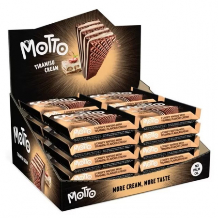 MY MOTTO Napolitane cu Crema de Tiramisu 20x34g [2]