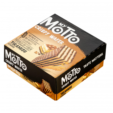 Napolitane - MY MOTTO Napolitane cu Crema de Tiramisu 20x34g