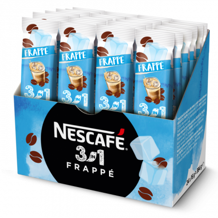 NESCAFE 3in1 Frappe Cafea Instant Plic 24x15g [0]
