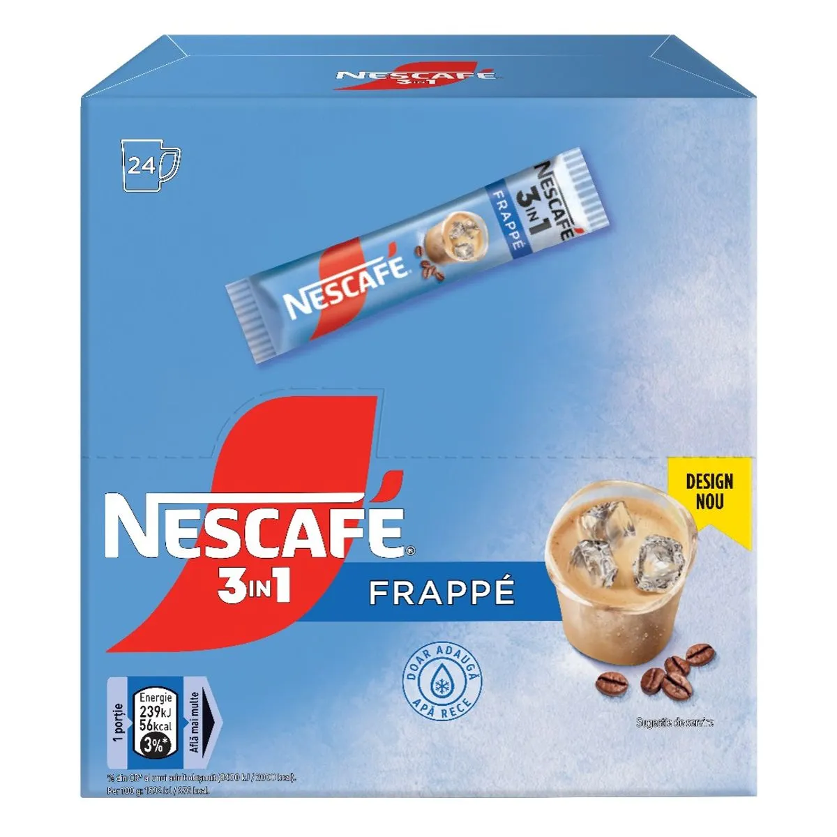 Mix-uri - NESCAFE 3in1 Frappe Cafea Instant Plic 24x15g